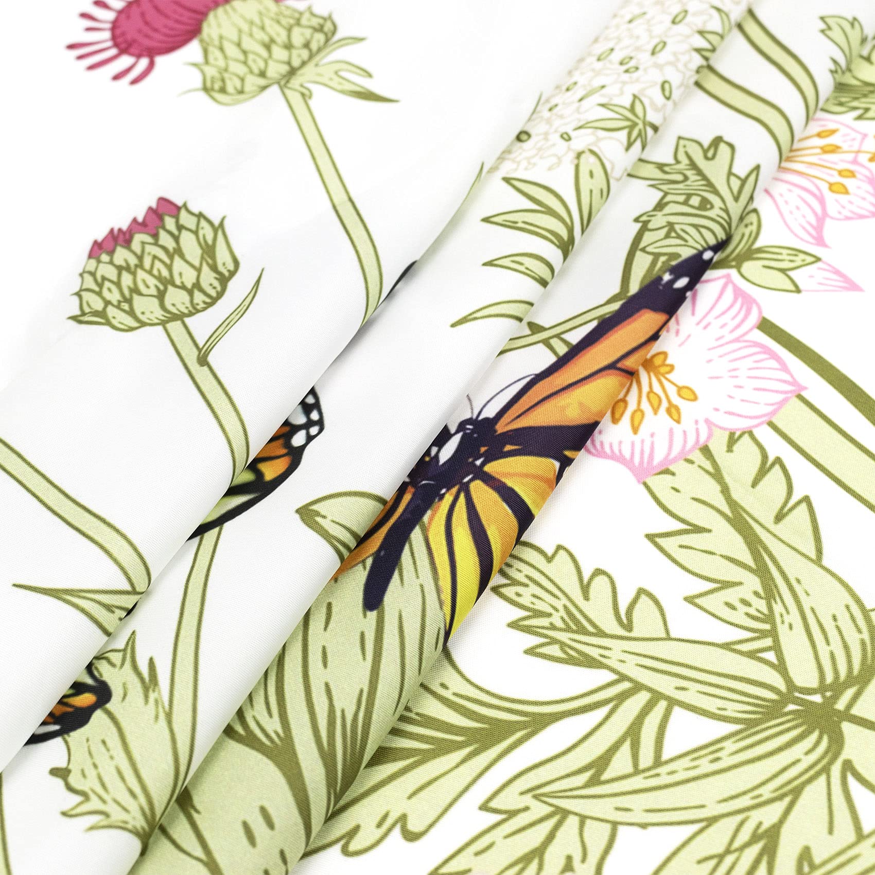 Leaf Butterfly Tapestry Wall Hanging - Sage Green Floral Decor for Bedroom & Living Room (92.5x72.9 In) - Perfect for Boho & Spring Home Decor