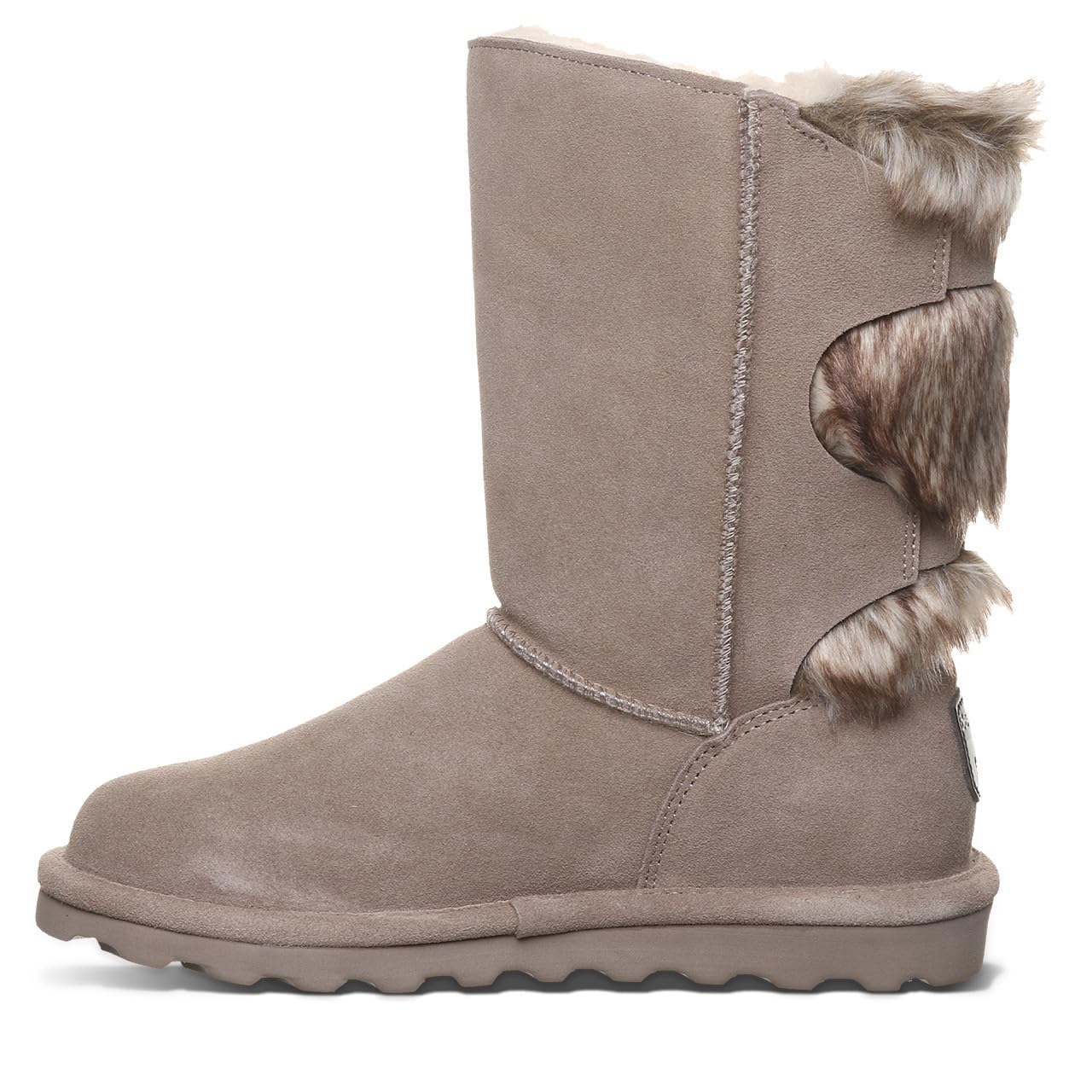 BEARPAW Women's Eloise Suede Slip-On Winter Boots - Comfortable & Warm, Multiple Colors - Perfect for Casual Outings, Work & Cold Weather