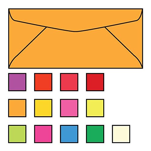 Bright Orange #10 Envelopes 4.125