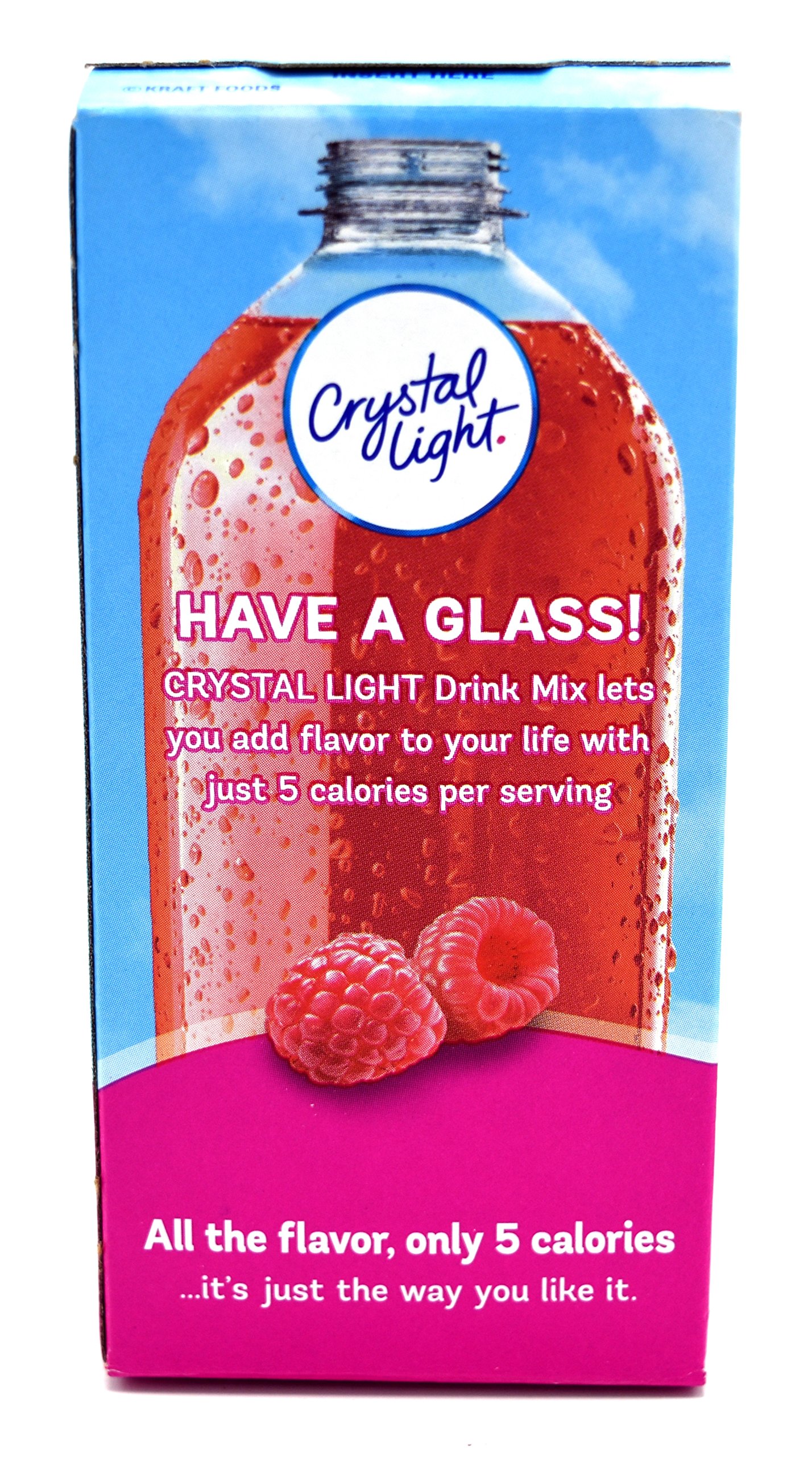 Crystal Light On The Go Raspberry Ice Sugar-Free Drink Mix - 10 Single-Serve Packets (28 Boxes) | Portable Powdered Beverage for Work, Gym & Travel Hydration