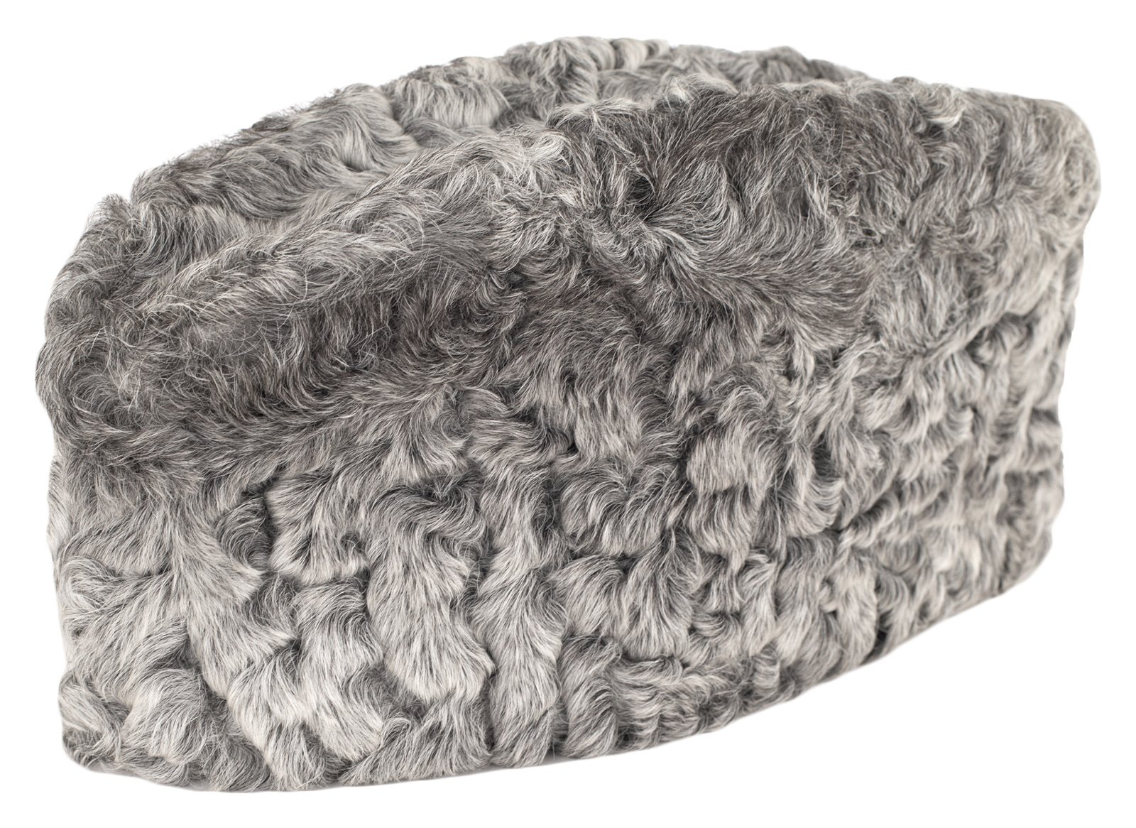 Premium Men's Karakul Diplomat Winter Hat - Warm Wool Fur Trapper Hat for Cold Weather - Perfect for Outdoor Activities, Skiing, and Winter Fashion