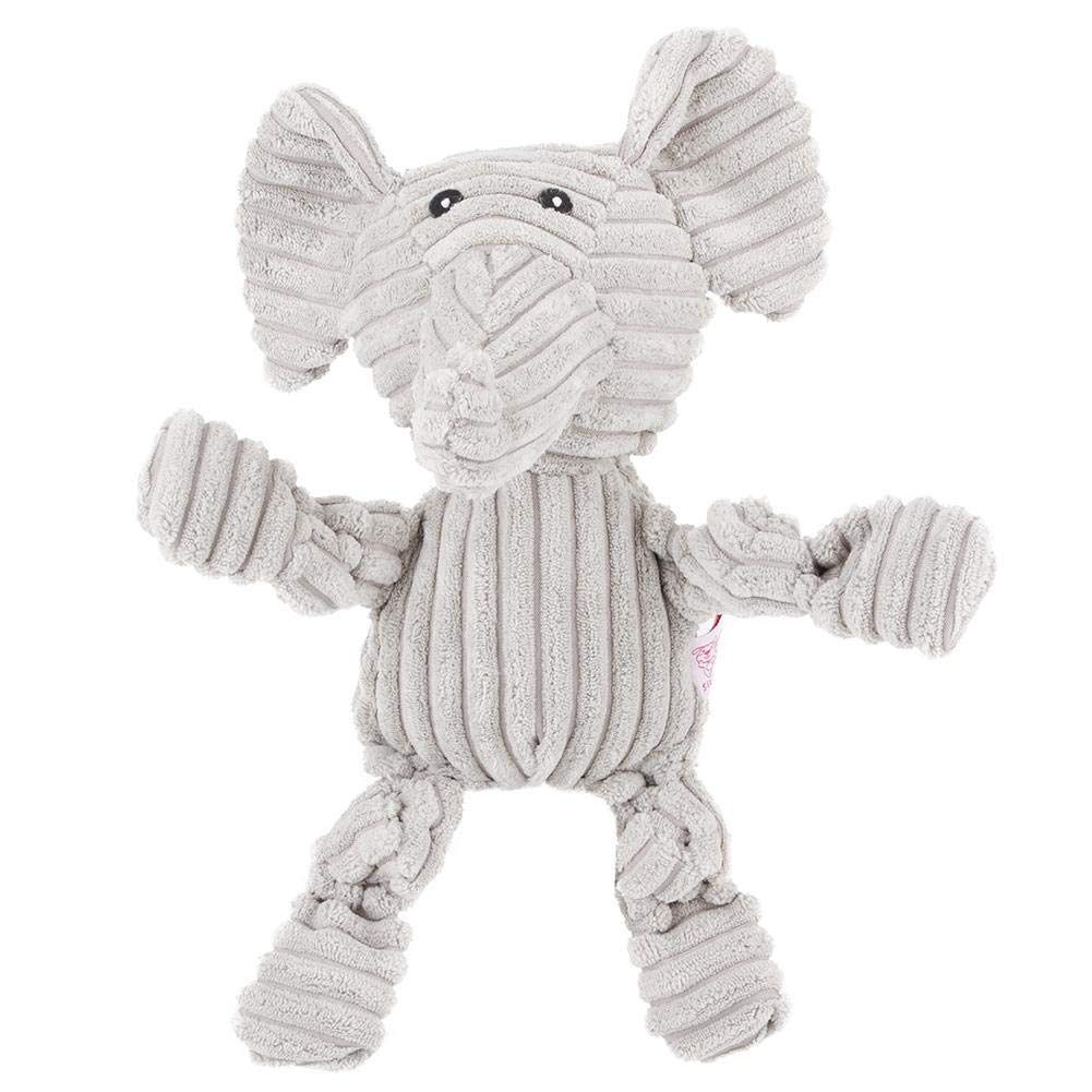 Soft Plush Dog Toy with Squeaker & Chewable Design - Cute Puppy Shape for Teething, Playtime & Stress Relief - Perfect for Small & Medium Dogs