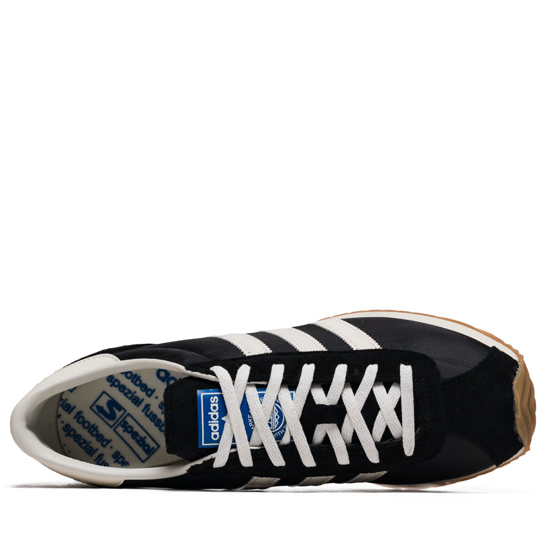 Adidas Pampanga SPZL Sneakers - Core Black/Chalk White - Men's Casual Shoes for Running, Walking & Streetwear Fashion