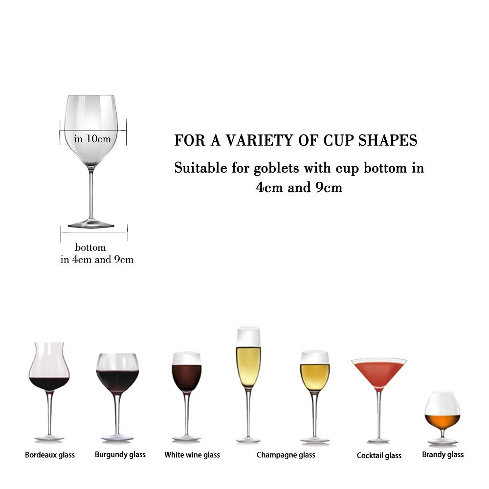 Premium Under Cabinet Wine Glass Rack - Sturdy Metal Stemware Holder & Organizer for Bar, Kitchen - Perfect for Storing Red, White Wine Glasses and Champagne Flutes (Black)