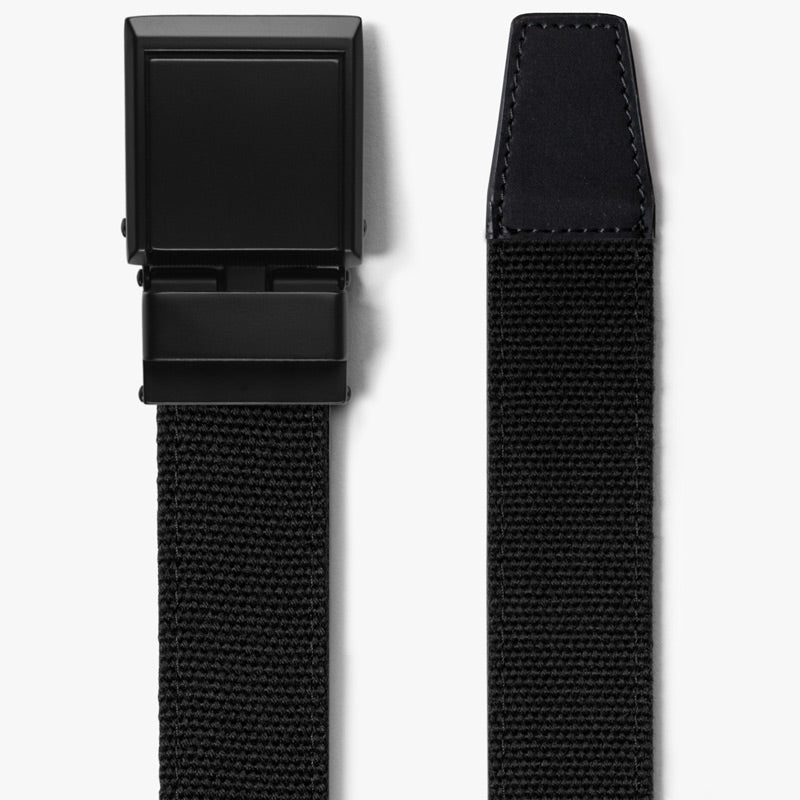 Black Canvas Belt for Men & Women - Adjustable Waist Strap for Jeans, Pants & Casual Outfits | Durable & Stylish Unisex Fashion Accessory