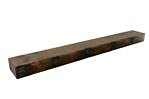 Joel's Antiques | 66 Inch Floating Wall Shelves - Natural Solid Wood, Easy Installation | Heavy Duty Rustic Bookshelves for Bathroom, Kitchen & Living Room | Medium Brown 66x7x4 Inches | Perfect for Home Decor, Office Storage & Displaying Collectibles