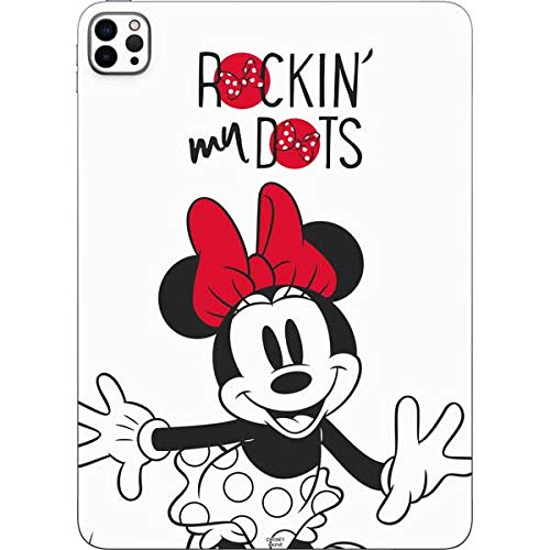 Skinit Officially Licensed Disney Minnie Mouse Rockin' My Dots Design Decal Skin for iPad Pro 12.9 Inch (2020) - Protective Vinyl Sticker Cover for Work, School & Travel