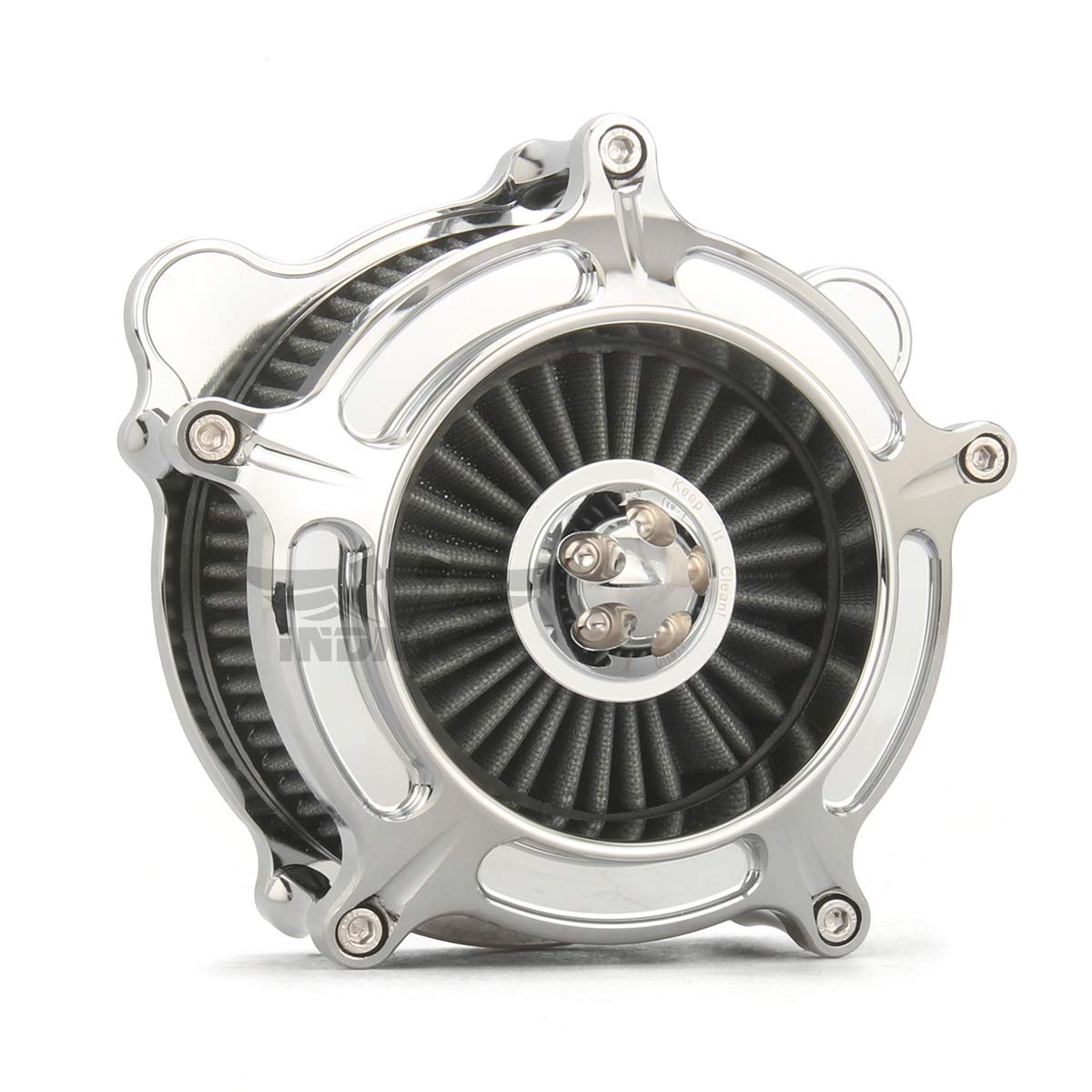 INDNICE Harley Dyna Turbine Air Cleaner for Softail Heritage FLST & Touring Models (1993-2015, 2000-2007) - High Performance Air Intake System for Improved Engine Efficiency | Perfect for Cruising, Long Rides & Custom Bike Builds
