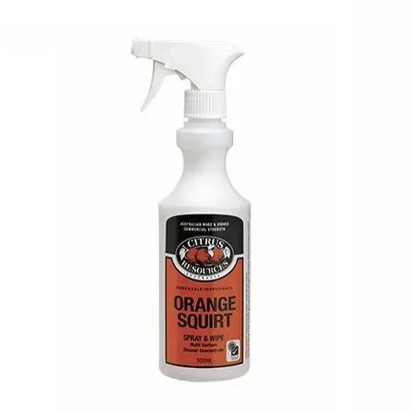 Citrus Resources Orange Squirt Spray and Wipe - All-Purpose Cleaner for Kitchen, Bathroom & Home Surfaces | Fresh Orange Scent