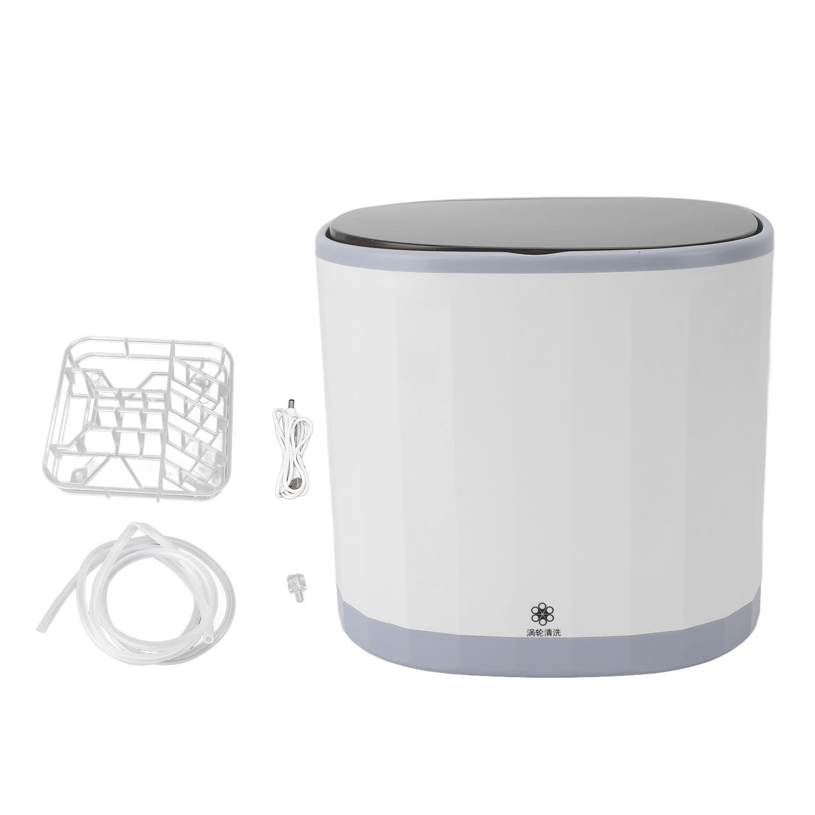 Portable Countertop Dishwasher - USB Powered Mini Dishwasher with 360° Cleaning & Cup Holder | Automatic Tea Cup Cleaner for Efficient Stain Removal | Perfect for Home, Office, Dorm & Small Spaces