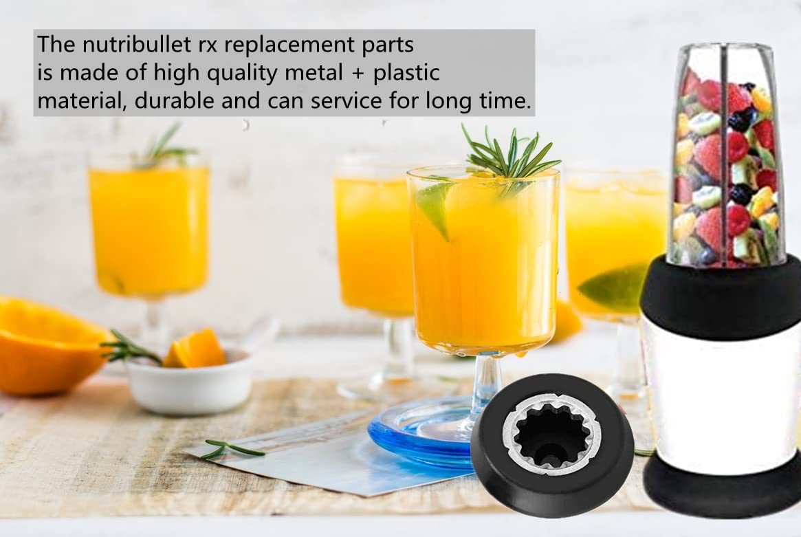 Nutribullet RX Replacement Parts - 1700W Blender Drive Socket & Base Gear for Nutribullet RX, Juicers & Mixers | Perfect for Smoothie Making & Food Processing