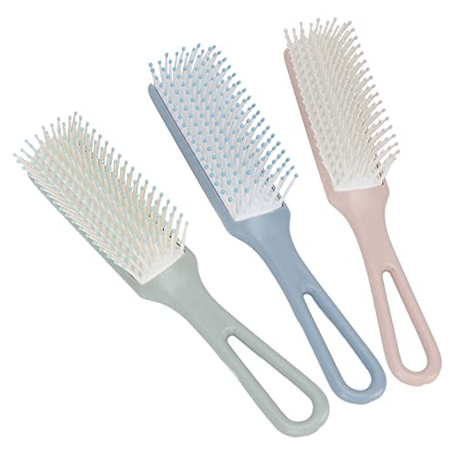 Professional Hair Styling Brush with Comfortable Non-Slip Grip & Rounded Teeth - Detangling Comb for Salon, Barbershop & Home Use - Perfect for Styling, Blowouts & Everyday Hair Care