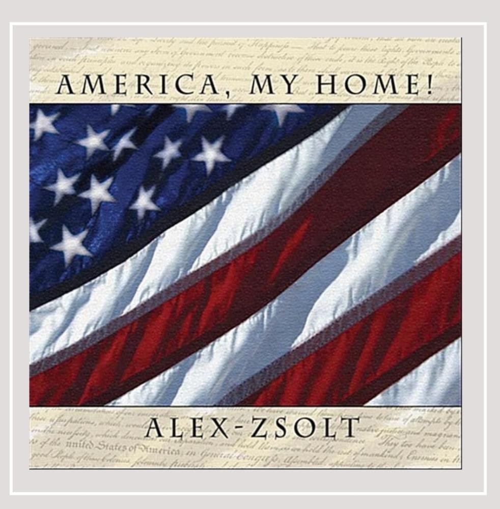 America My Home! - Patriotic Home Decor for Living Room, Bedroom & Office - Perfect for Independence Day, Memorial Day & Everyday American Pride
