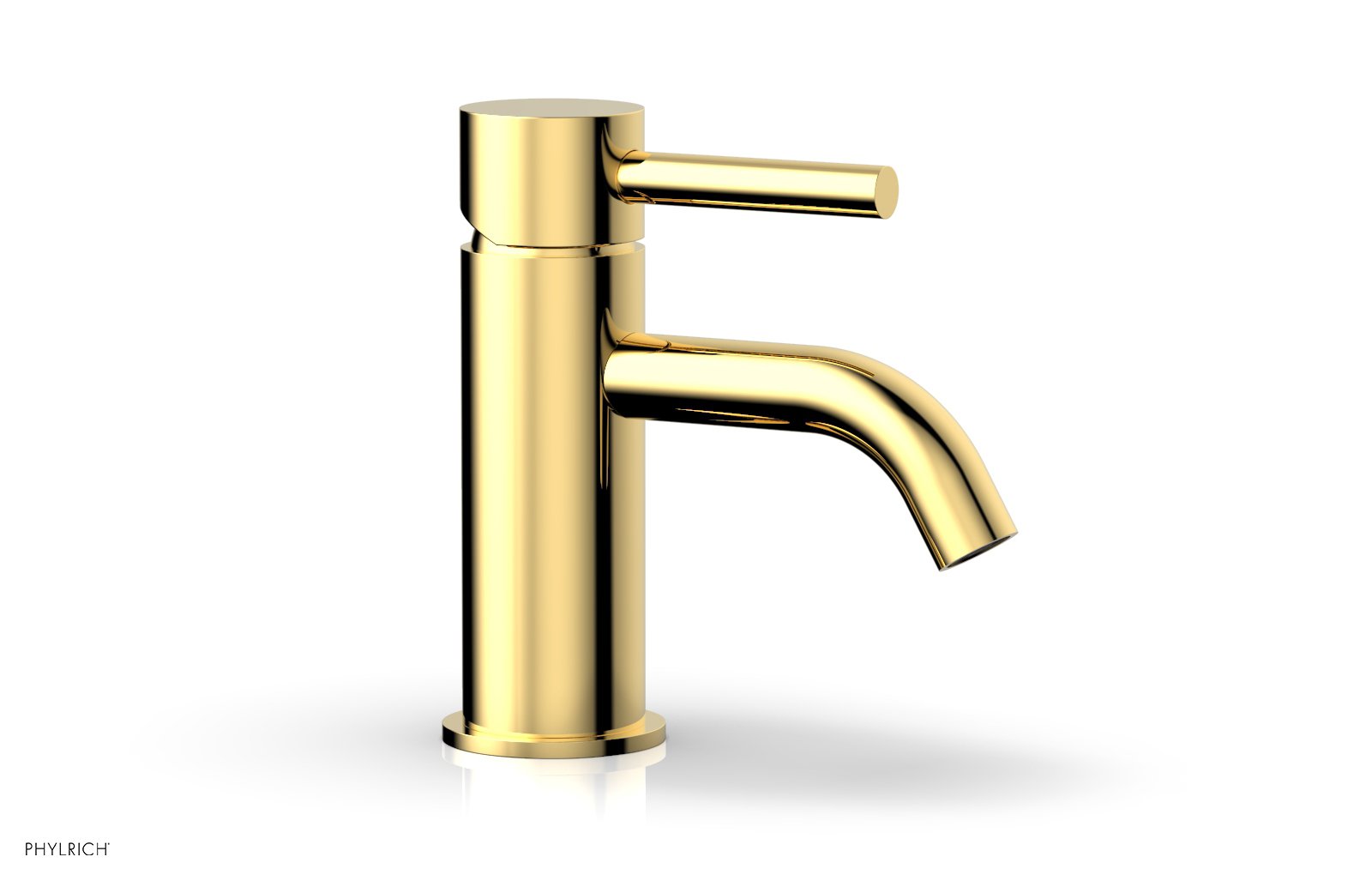 BASIC II Single Hole Bathroom Faucet with Lever Handle - Chrome Finish for Sink Vanity, Modern Waterfall Spout Design - Perfect for Home, Hotel & Restaurant Use