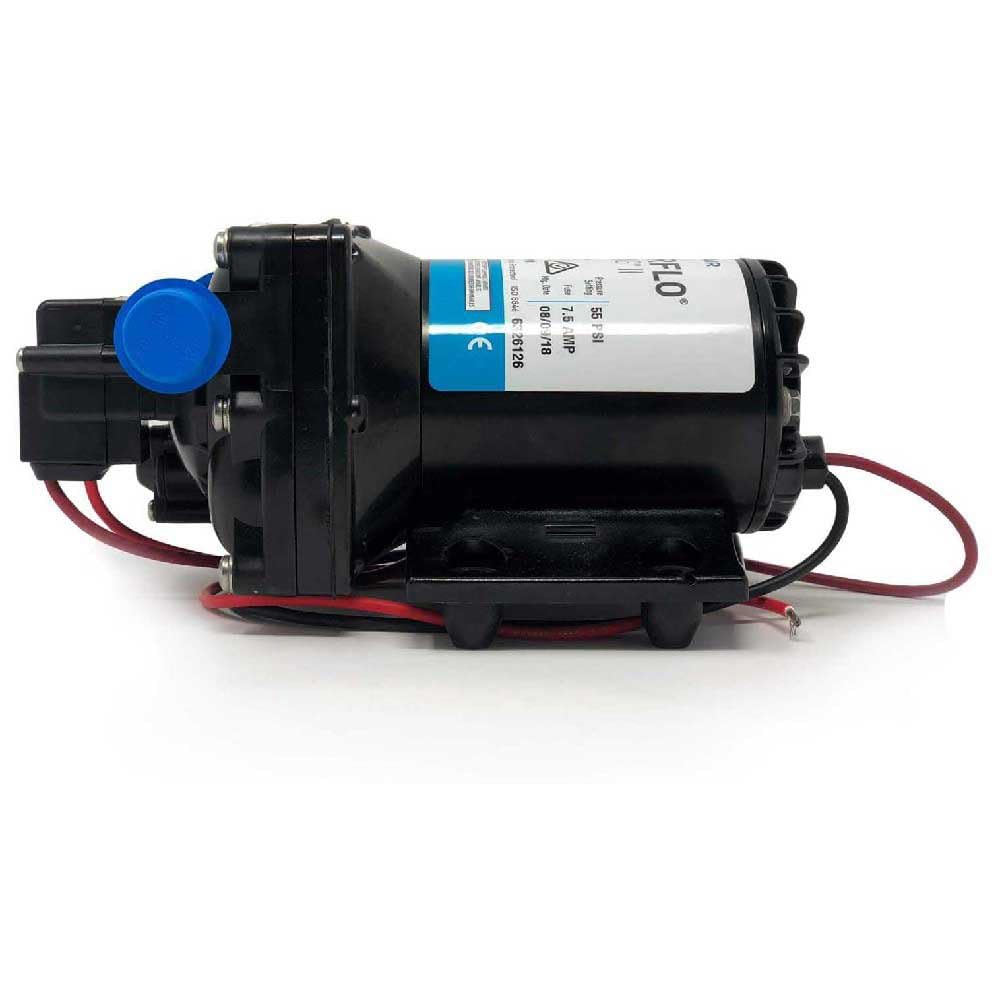 Shurflo by Pentair Aqua King II 12V Fresh Water Pump 3.0 GPM - Heavy Duty Marine & RV Water System for Boats, Campers, Off-Grid Living