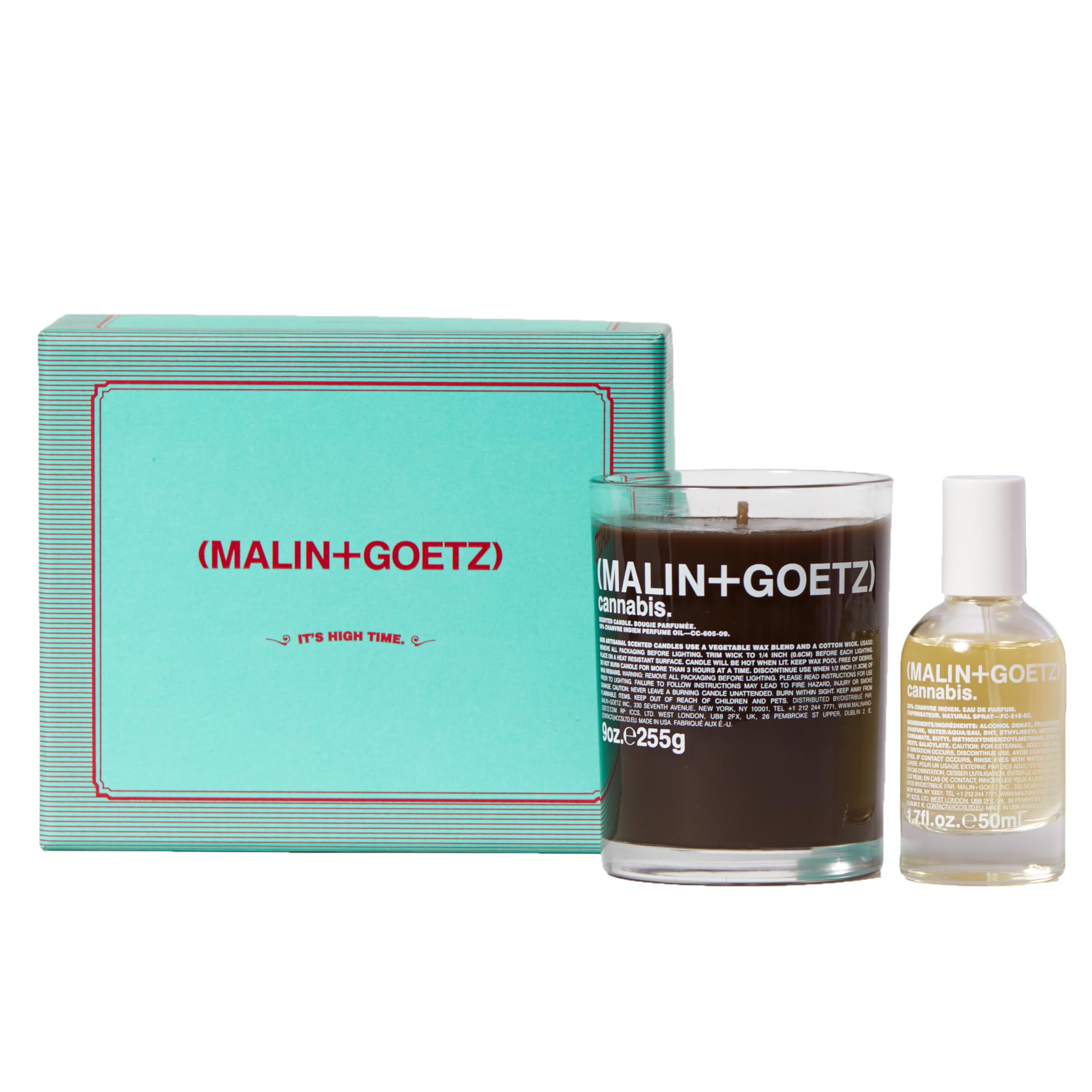 Malin + Goetz Sweet & Soft Fragrance Set - Perfume Oil & Scented Candle Duo for Men & Women | Holiday Stocking Stuffer, Christmas & Birthday Gift | Perfect for Romantic Evenings, Spa Days & Home Fragrance