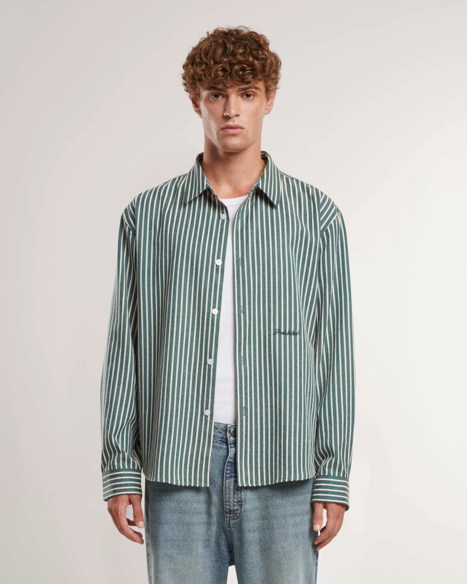 Premium Oxford Dress Shirt for Men - Classic Green Button Down Shirt for Business, Office & Formal Occasions