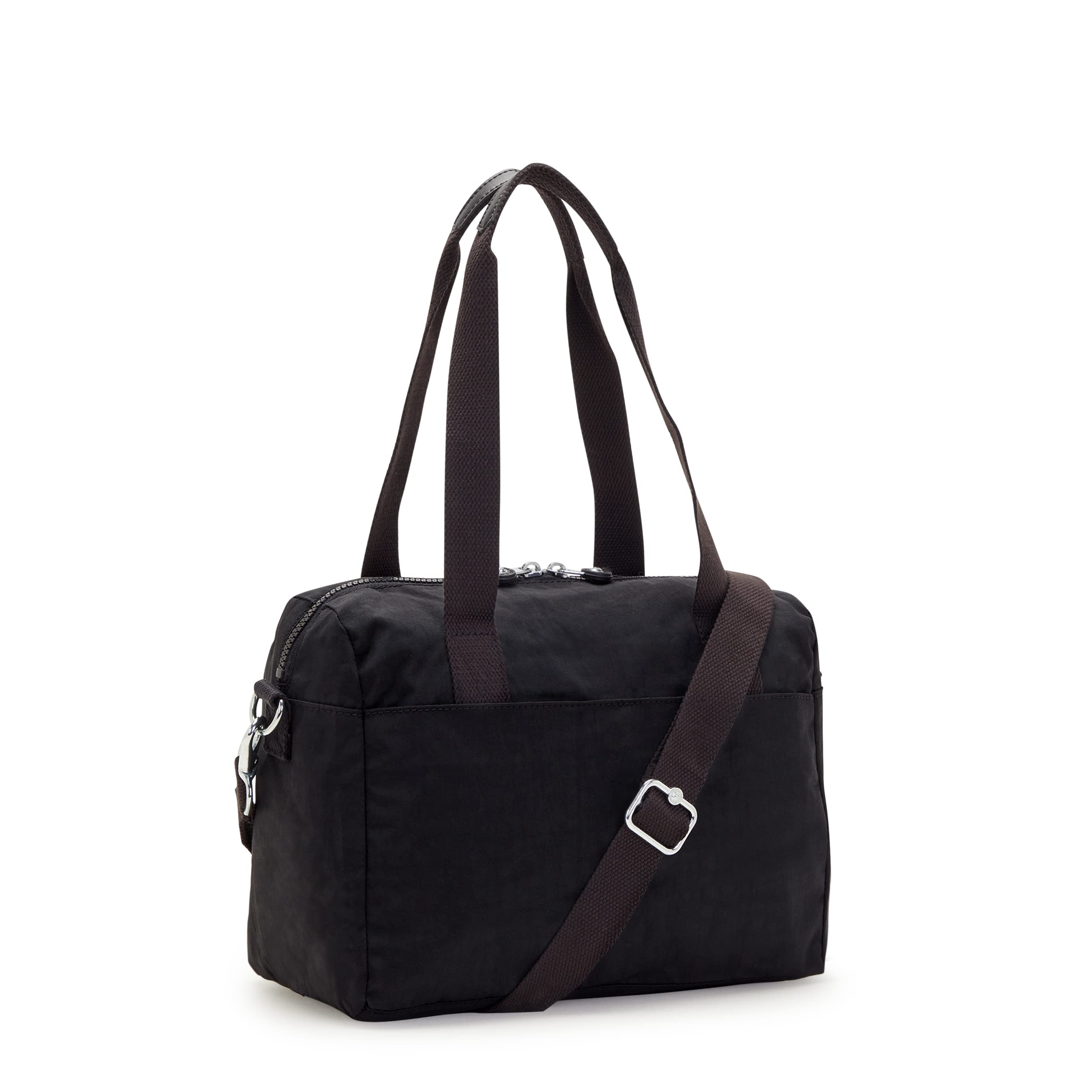 Kipling Women's Klara Handbag - Stylish Crinkle Nylon Purse with Removable Shoulder Strap & Dual Carry Handles | Perfect for Work, Travel & Everyday Use | Organize Your Essentials in Style