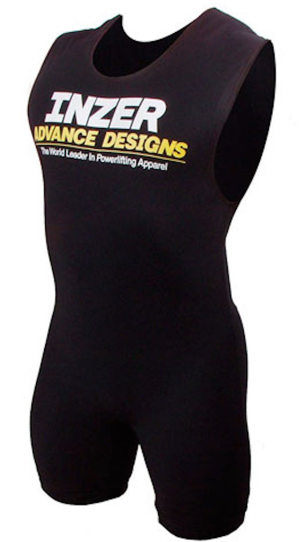 Inzer Power Compression Singlet for Powerlifting & Weightlifting - Performance Enhancing Gym Wear (Black, Medium) - Ideal for Competitions & Strength Training