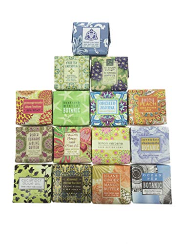 15-Piece Assorted Soap Sampler Set (1.9 oz Bars) - Shea Butter Enriched, Essential Oils & Natural Extracts - Custom Gift Pack for Spa, Bath, Travel & Home Luxury