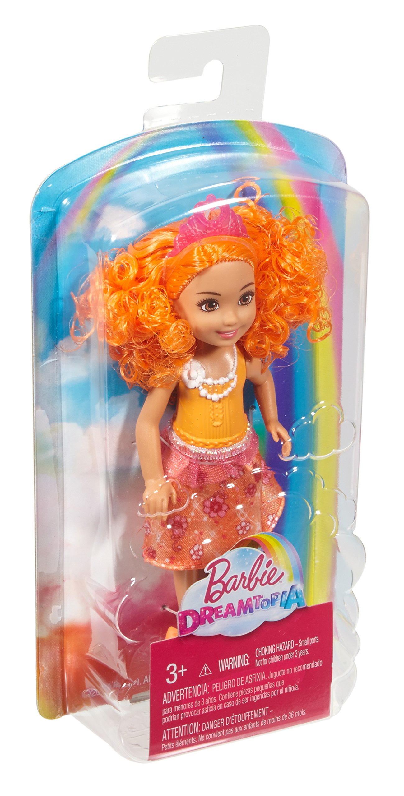 Barbie Dreamtopia Rainbow Cove Sprite Doll - Orange Hair Fairy Doll with Glittery Wings | Perfect for Imaginative Play, Birthday Gifts & Collectors (Ages 3+)