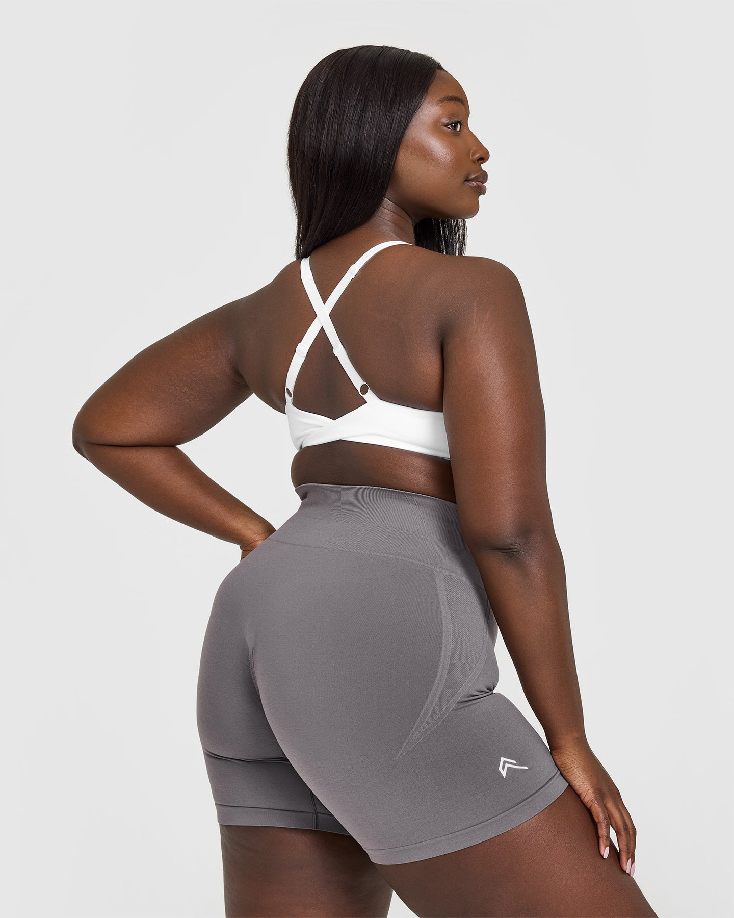 Seamless Wireless Micro Bralette - Soft Comfortable Support for Yoga, Workout & Everyday Wear | White