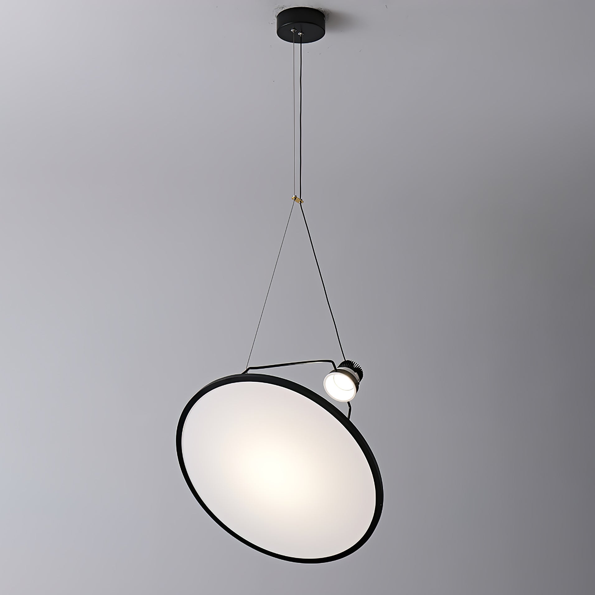 Amisol Modern Pendant Lamp - Stylish Hanging Light Fixture for Kitchen Island, Dining Room, Living Room & Bedroom Decor