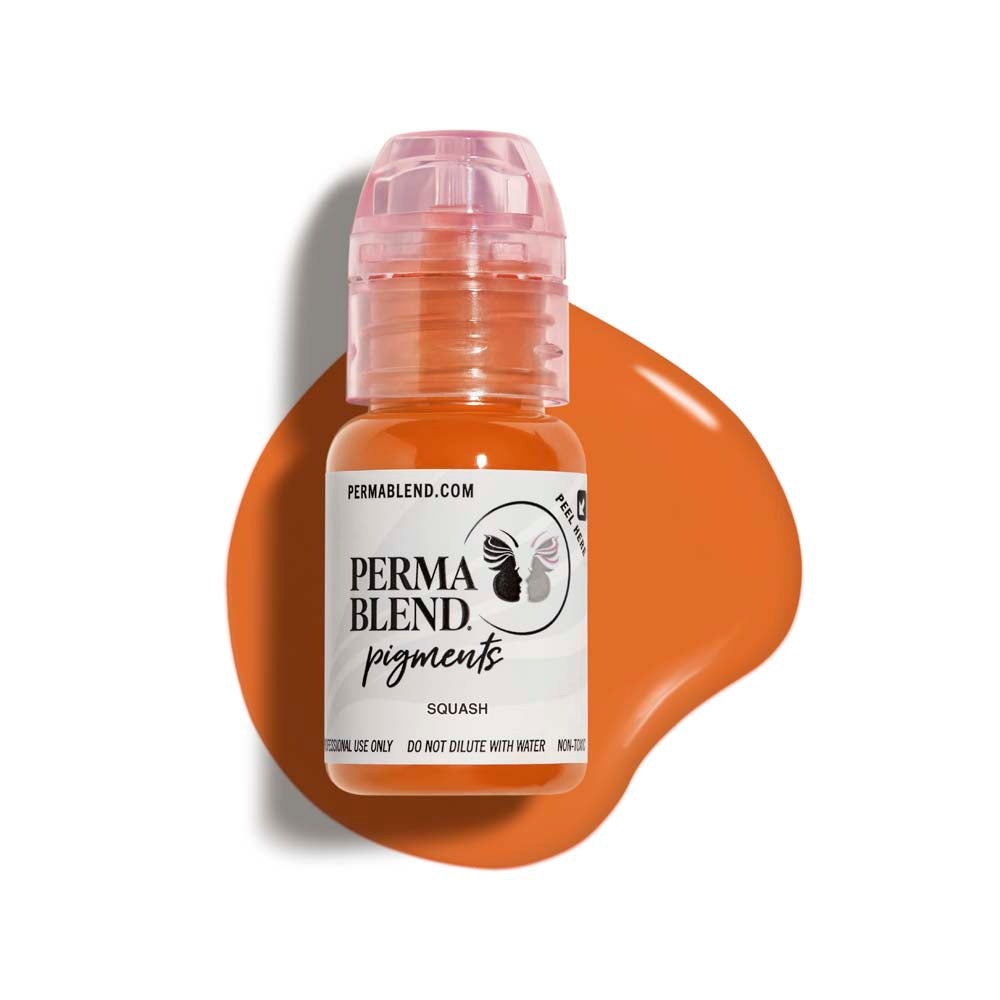Perma Blend Squash Pigment - Professional Tattoo Ink for Vibrant & Long-Lasting Body Art | Perfect for Tattoo Artists & Permanent Makeup
