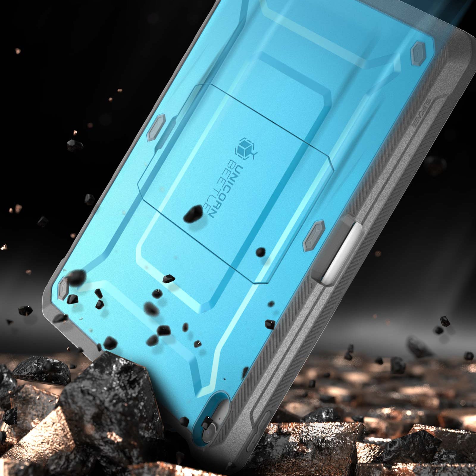 iPad Air 4th & 5th Generation Unicorn Beetle PRO Rugged Case with Kickstand - Shockproof Protective Cover in Blue | Perfect for Outdoor Adventures, Work & Travel