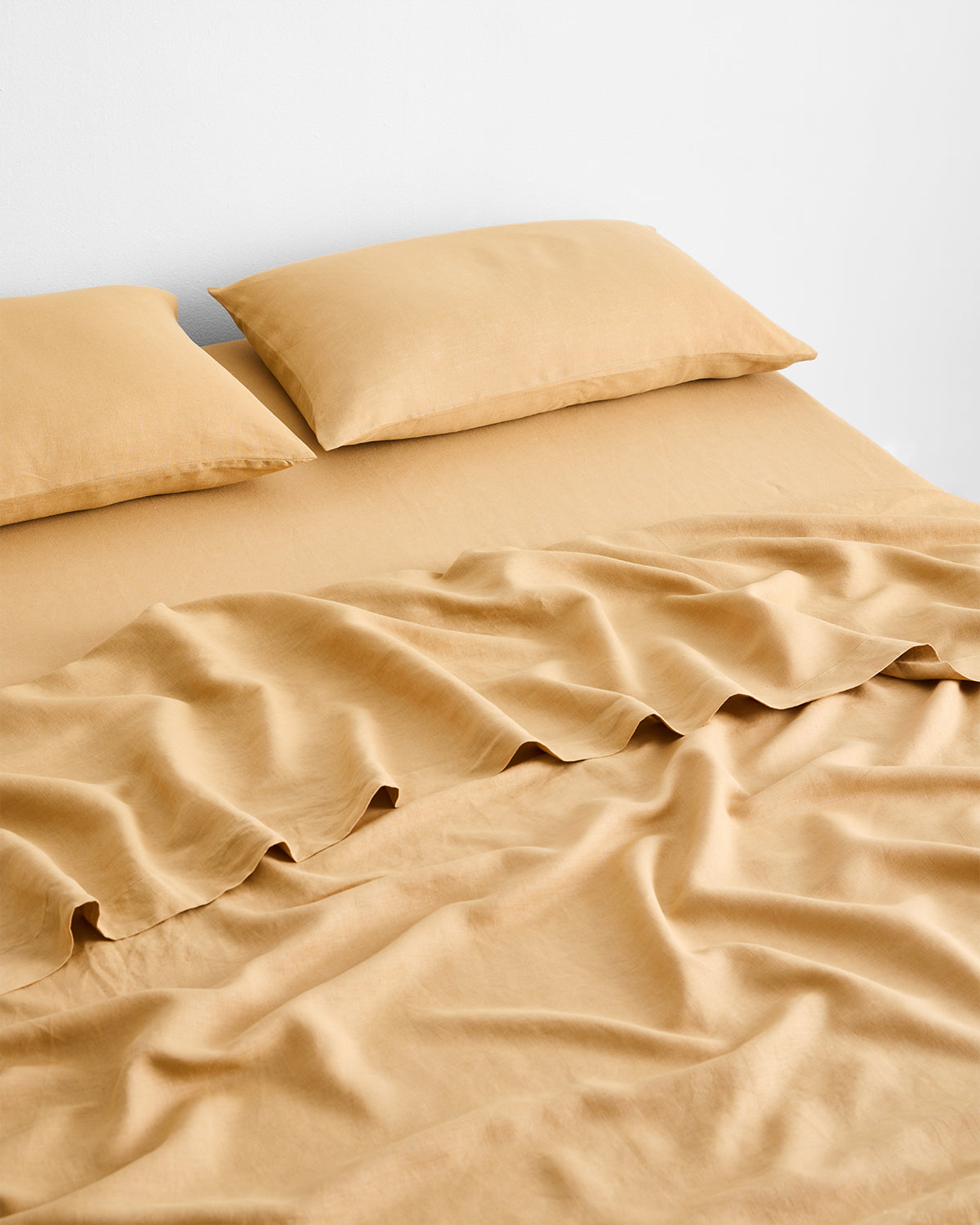 Premium 100% French Flax Linen King Size Pillowcases (Set of 2) - Breathable & Hypoallergenic Bedding for Luxury Hotels & Master Bedrooms