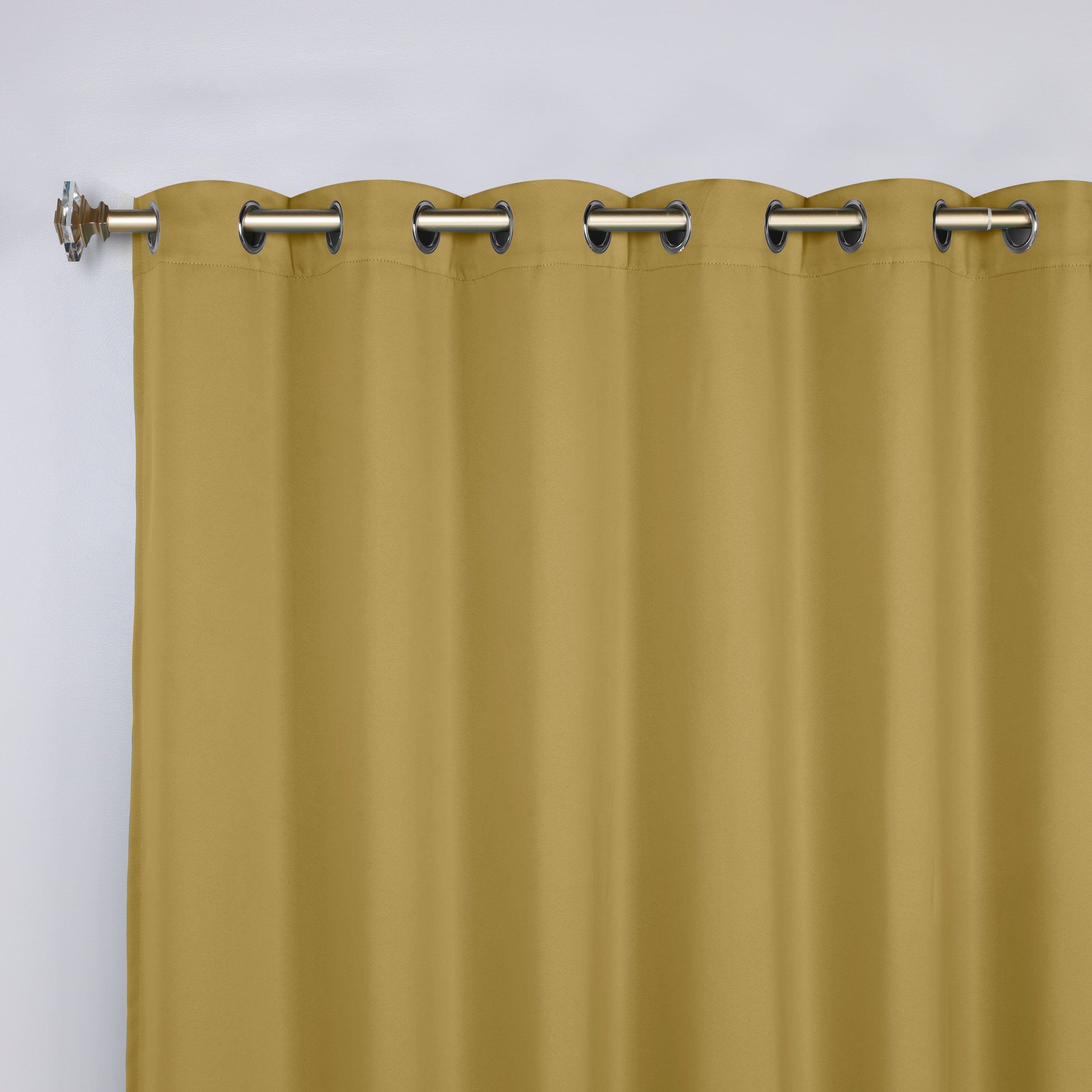 Machine Washable Blackout Curtains Set of 2 - Solid Color Room Darkening Window Treatments for Bedroom & Nursery - Blocks Light & Noise for Better Sleep