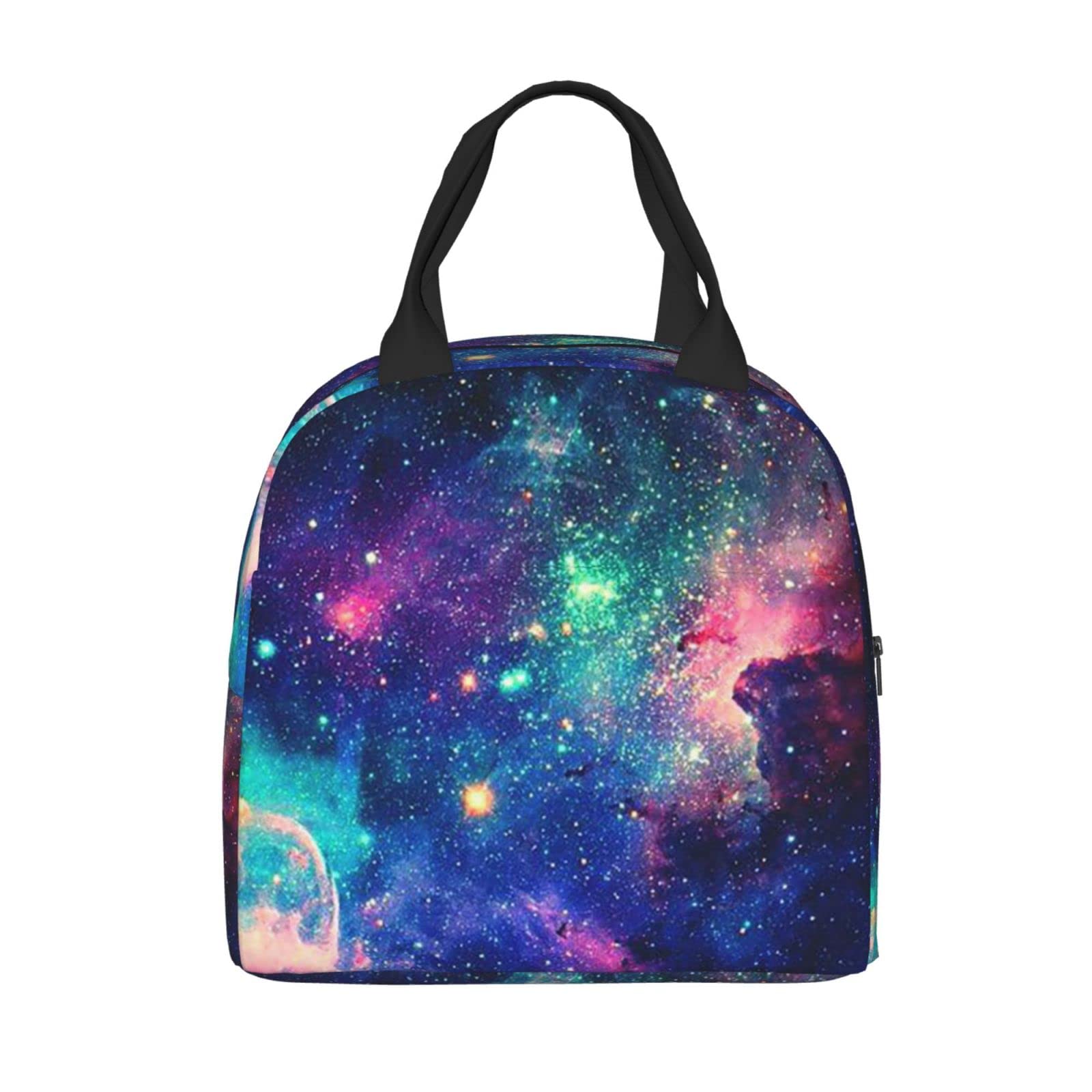 PrelerDIY Insulated Lunch Box for Kids - Reusable Galaxy Universe Themed Lunch Bag for Boys & Girls, Perfect for School, Camping, Hiking, Picnic, Beach & Travel - Ideal for Daily Meals, Outdoor Adventures & Family Outings