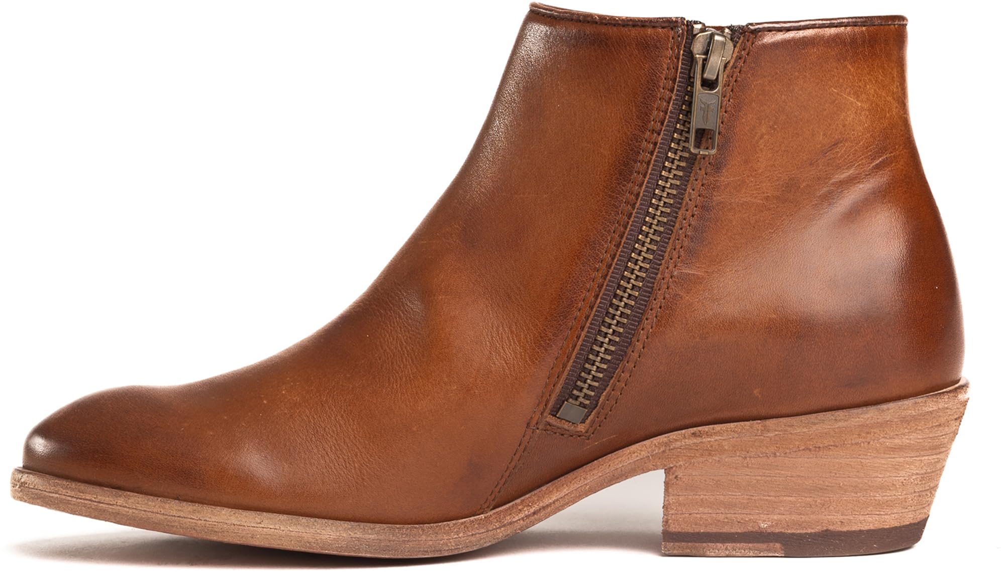 Frye Carson Piping Booties for Women - Soft Full-Grain Leather Western Boots with Signature Piping Detail & Leather Lining - 4