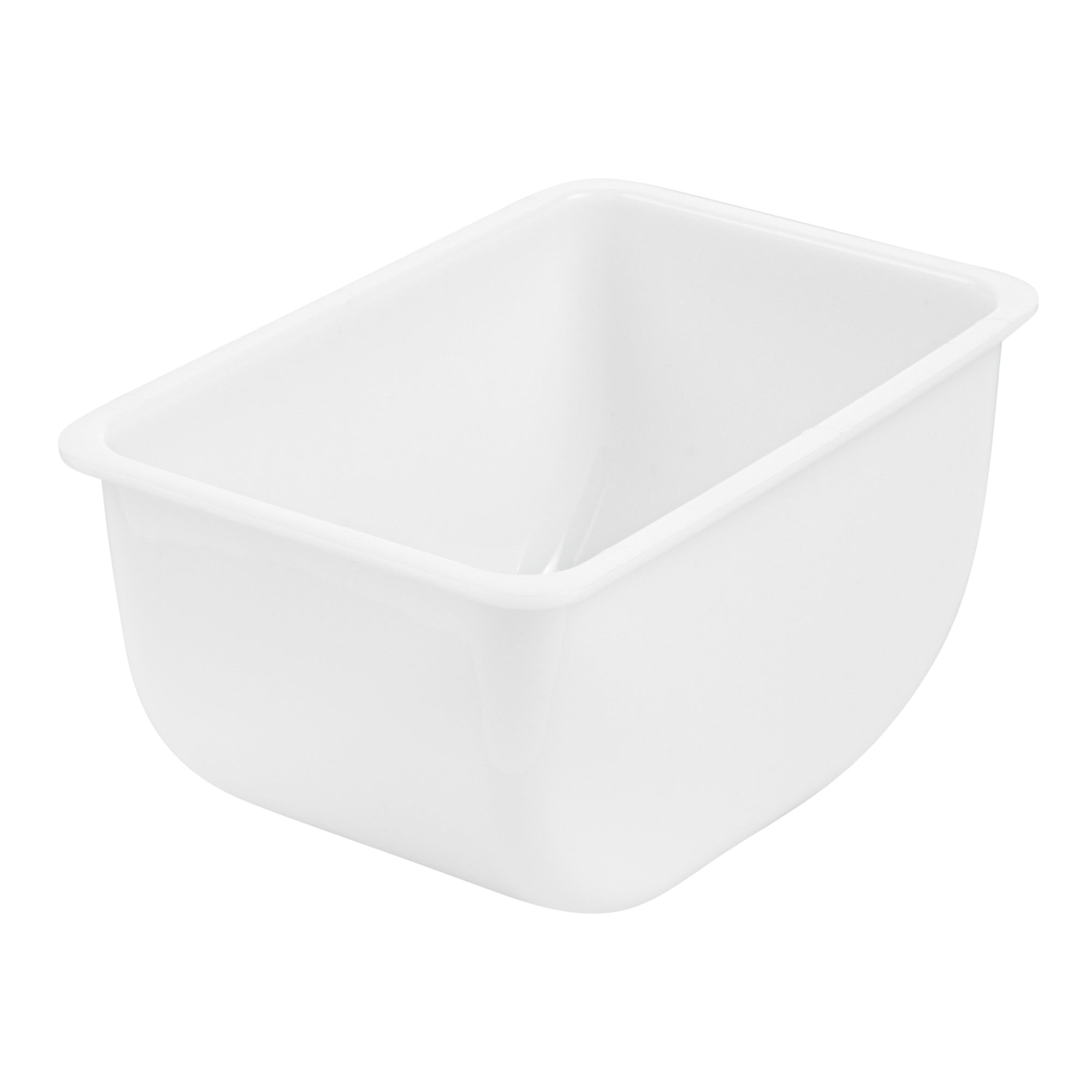 Bar Lux 1.25 Pint White Plastic Insert for 5-Compartment Condiment Caddy - 5-Pack | Perfect for Restaurants, Cafes & Home Kitchen Organization