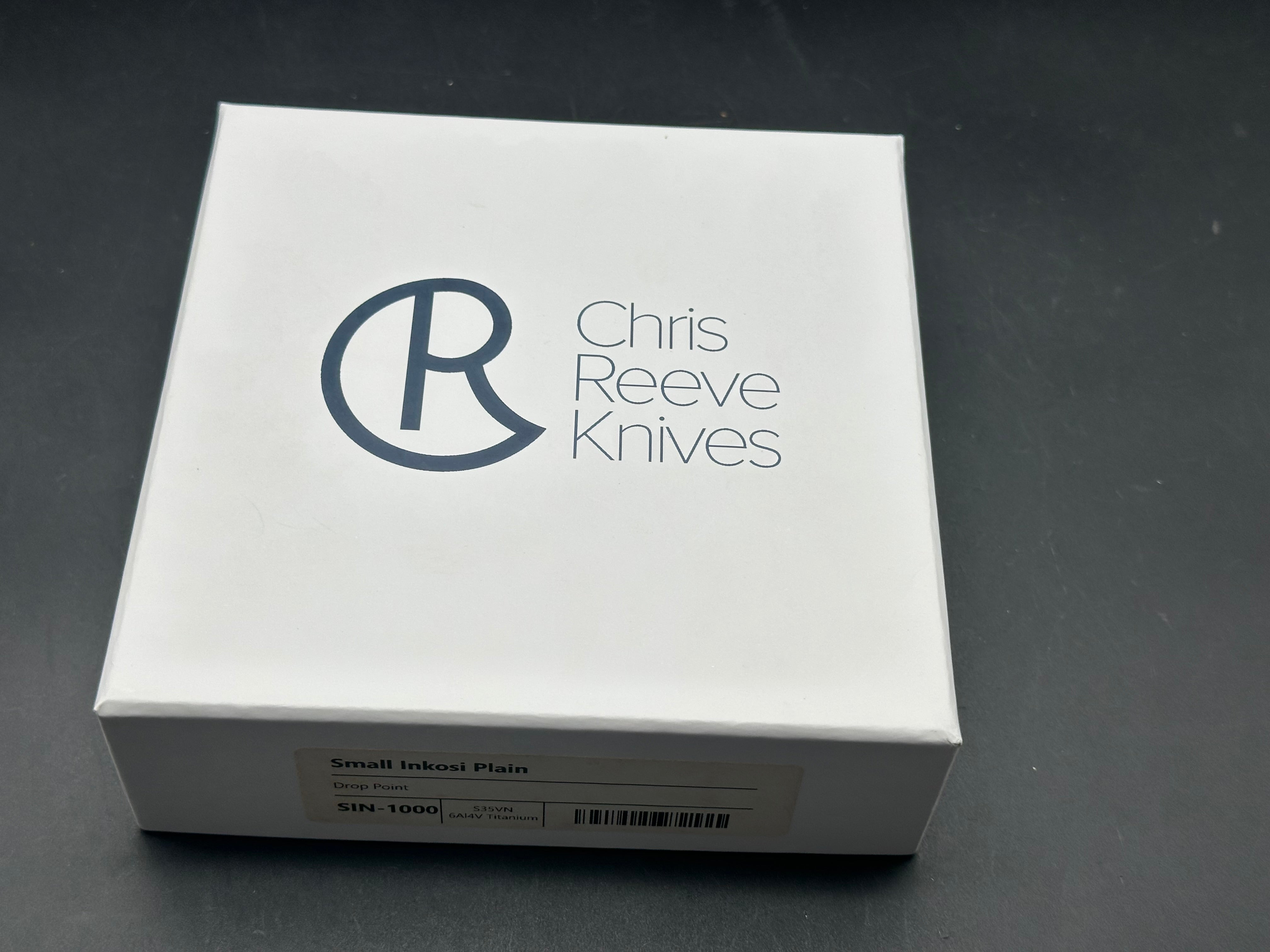 CRK Small Inkosi S35V Plain Jane Drop Point Folding Knife - EDC Pocket Knife for Outdoor, Camping & Everyday Carry