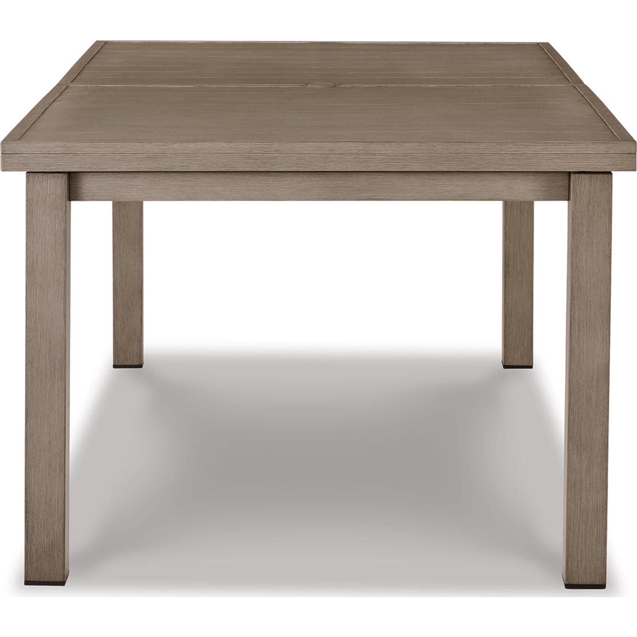 Beach Front Outdoor Rectangle Dining Table - Waterproof & UV Resistant Beige Patio Furniture for Poolside, Garden, and Backyard Dining