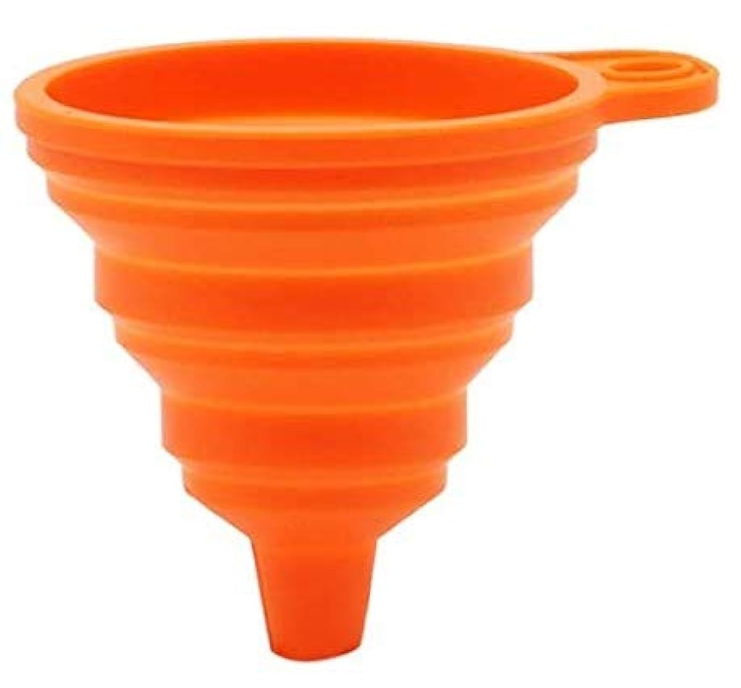 Collapsible Silicone Funnel Set - 4 Pack (Small & Large) | Food Grade Foldable Kitchen Funnel for Liquid Transfer, Water Bottles, Cooking Oil, DIY Projects | Space Saving & Durable for Home, Camping, RV Use