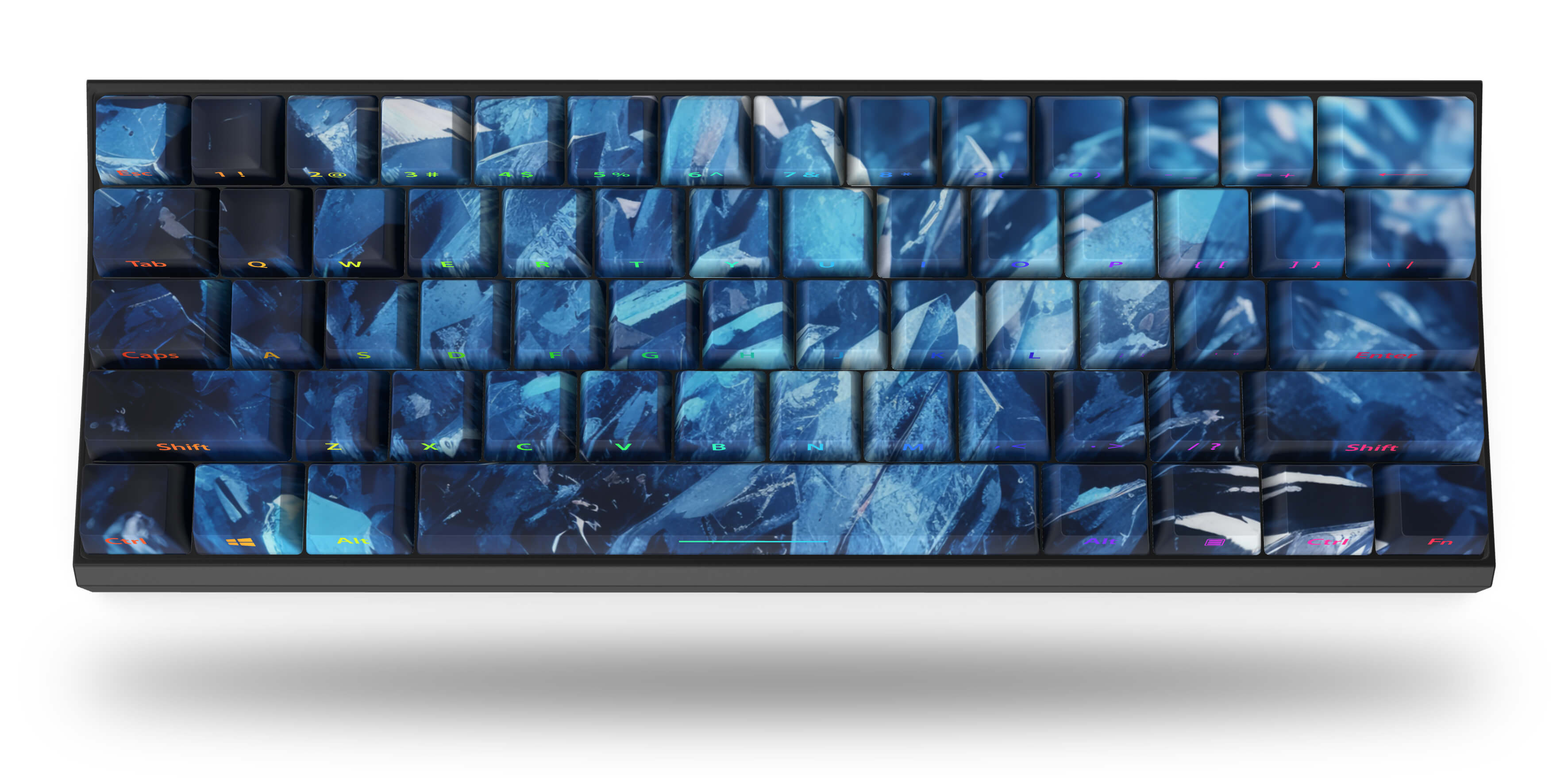 Icetride T60 Pro Mechanical Gaming Keyboard - RGB Backlit, Wired USB, Ergonomic Design for PC, Mac, Laptop - Perfect for Gaming, Typing & Office Work