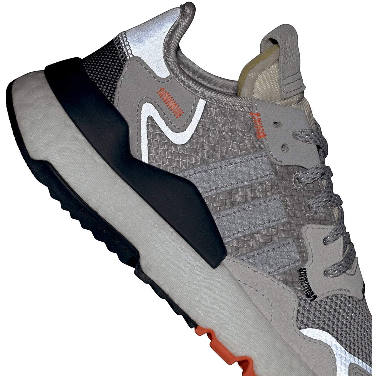 adidas Boys NITE Jogger Running Shoes - Carbon/Black (DB2807) | Lightweight Sneakers for Kids, Comfortable Athletic Shoes for School, Sports & Daily Wear