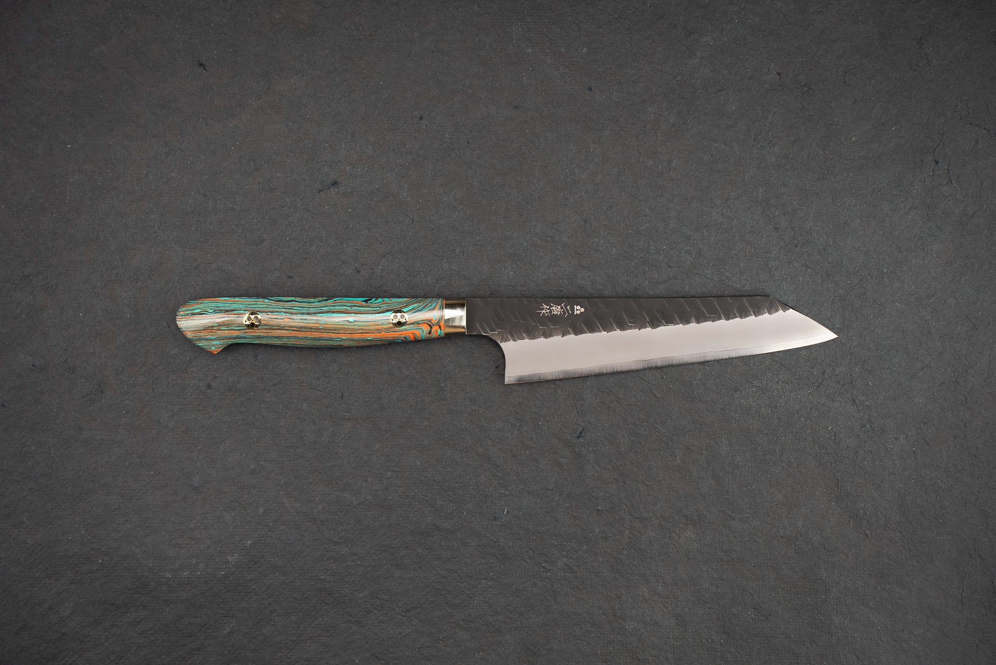 Nigara SG2 Kurouchi Tsuchime Western Honesuki 150mm Japanese Boning Knife - Premium Stainless Steel Kitchen Knife for Poultry, Meat & Fish Butchering