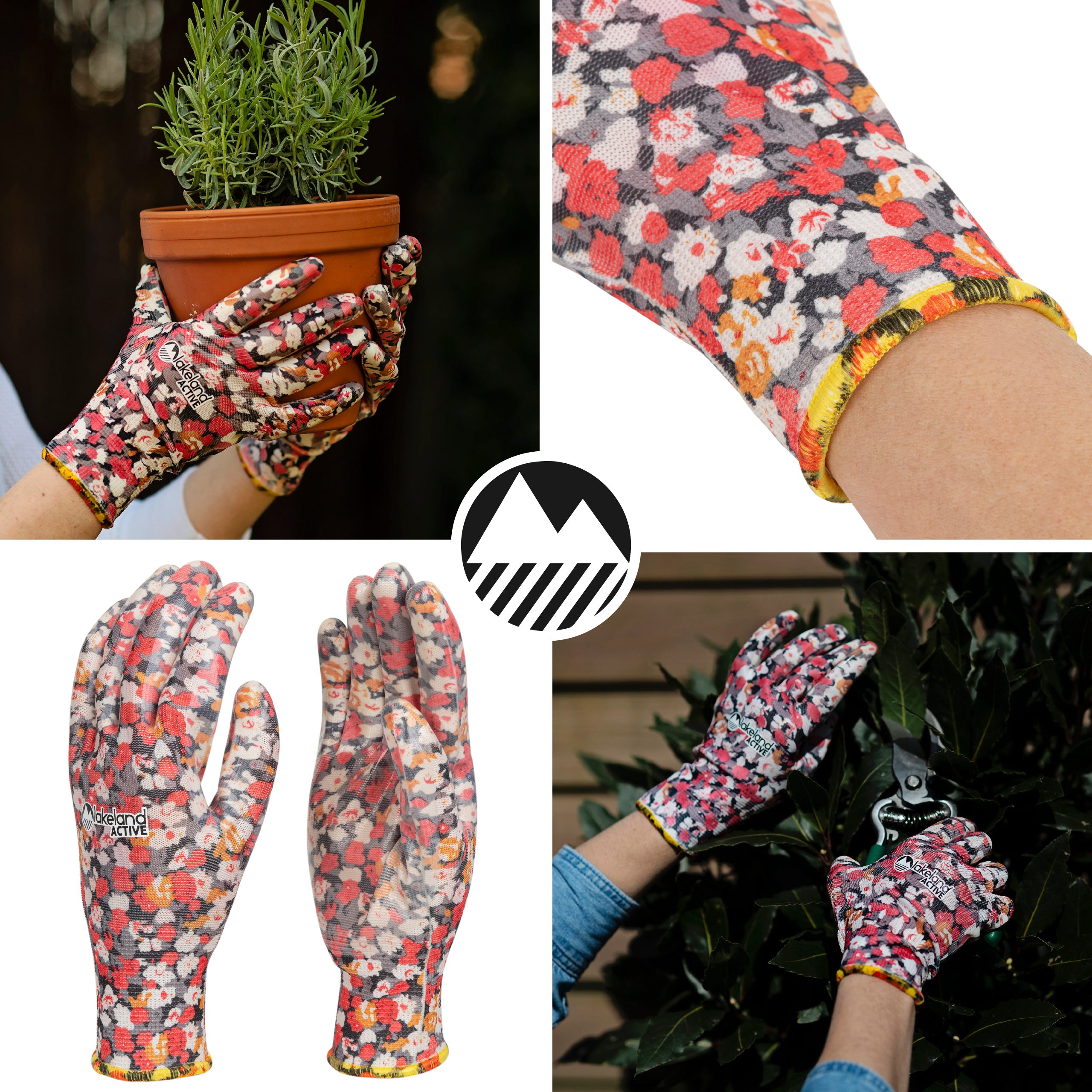 Orton Weed & Seed Gardening Gloves - Durable Thorn Proof Work Gloves for Planting, Weeding & Outdoor Gardening - Perfect for Landscaping, Farm Work & Yard Maintenance
