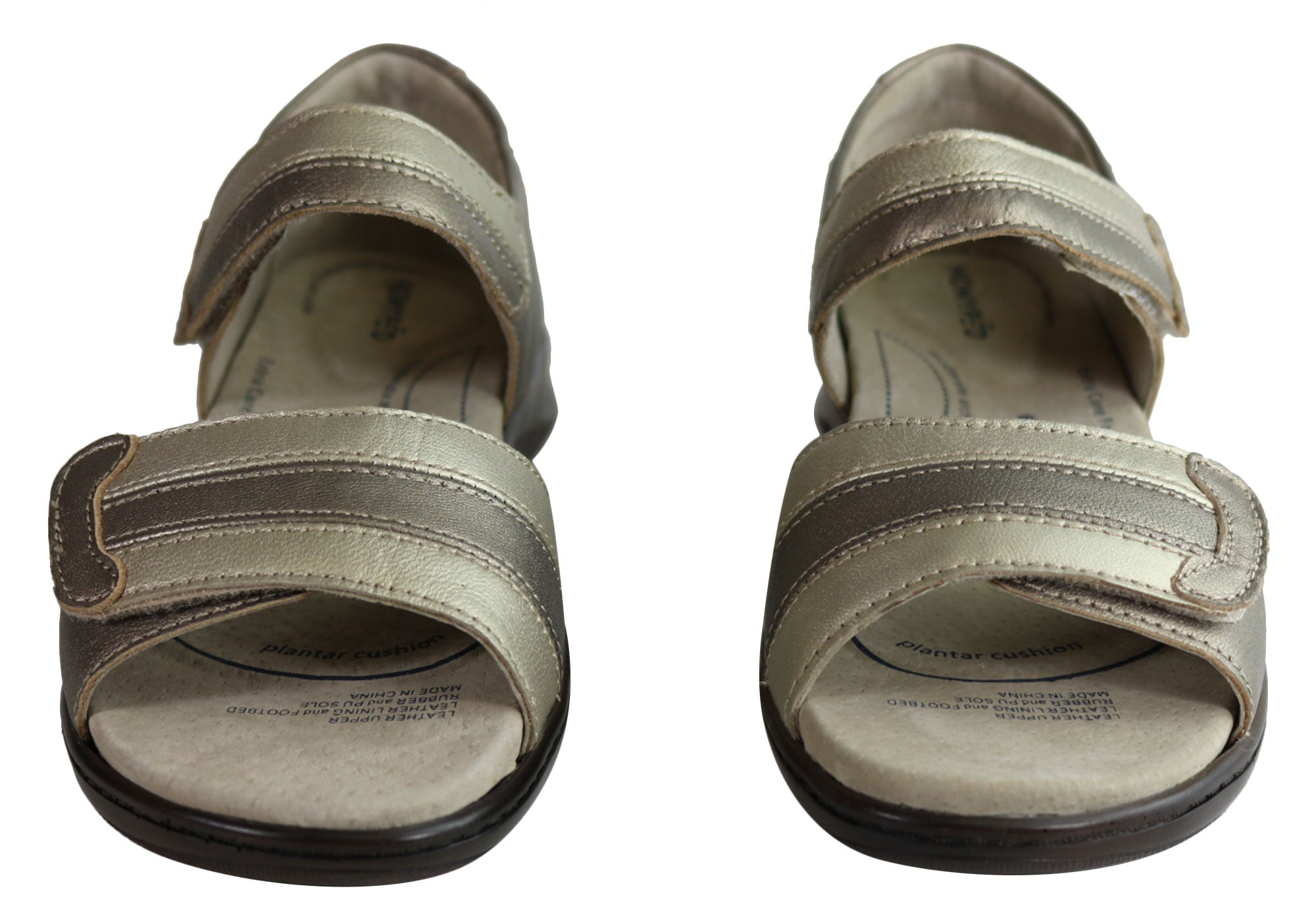 Homyped Dakota Women's Leather Wide Fit Sandals - Comfortable Slip-On Sandals for Wide Feet - Perfect for Walking, Travel & Summer Outfits