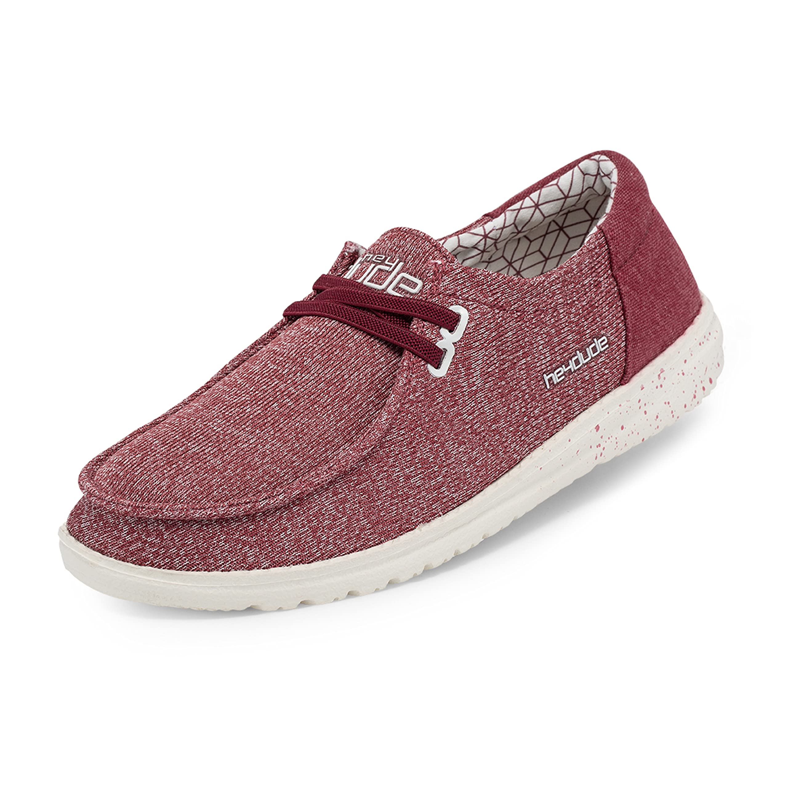 Hey Dude Women's Wendy Sox Micro Slip-On Loafers - Comfortable Lightweight Casual Shoes for Women | Multiple Colors | Perfect for Walking, Travel & Everyday Wear