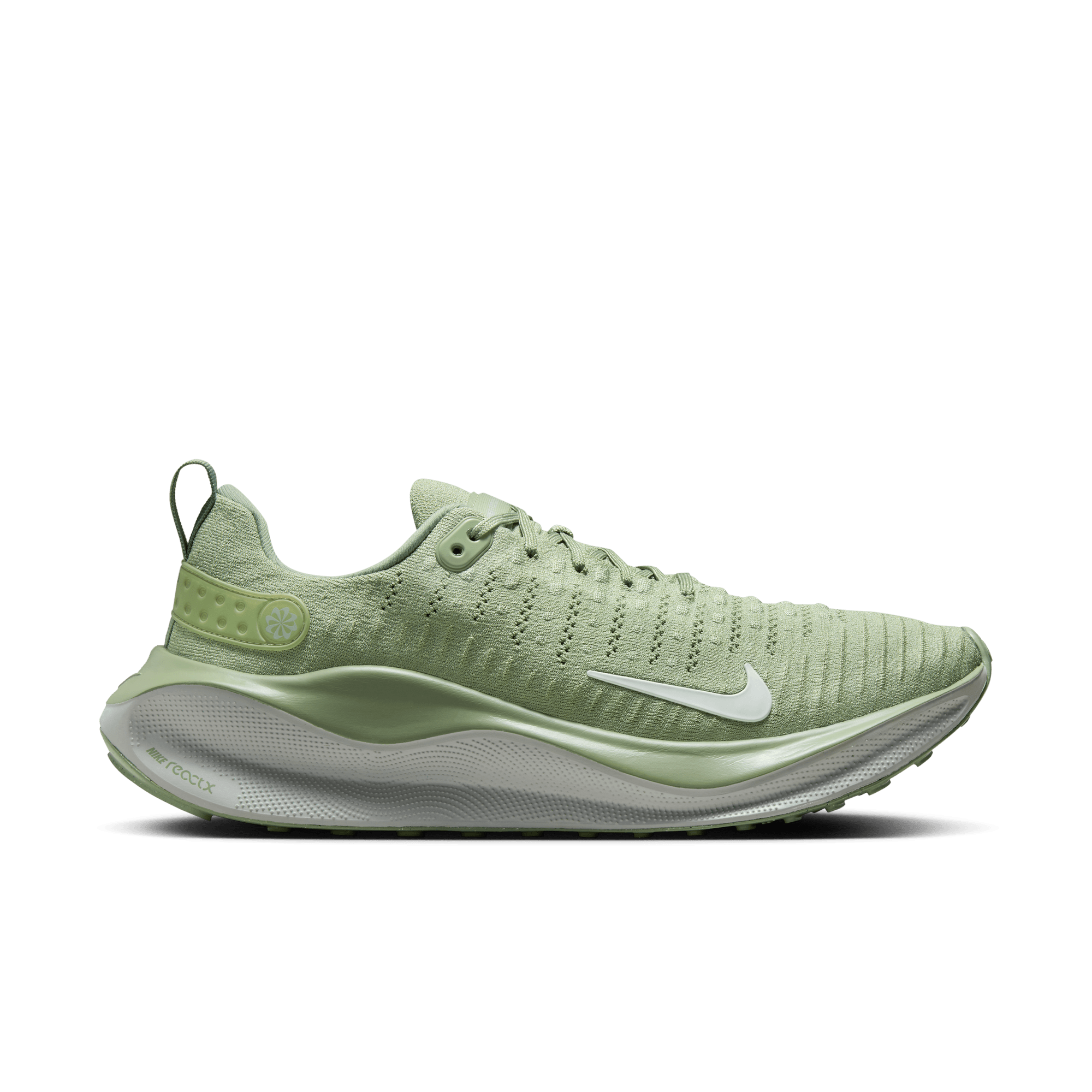 Nike Men's InfinityRN 4 Running Shoes - 300 Mile Comfort (Oil Green/Light Silver Jade Horizon) | Road Running, Jogging, Gym Workouts & Daily Wear