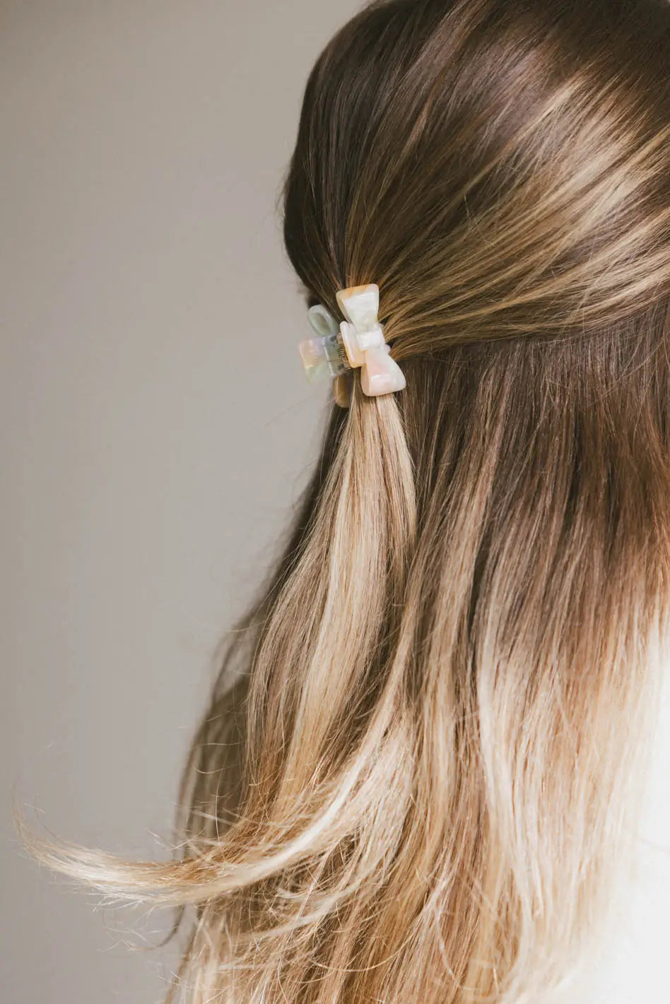 Mini Bow Claw Hair Clip Set - 12 Pack Multi Color Hair Clips for Women & Girls - Perfect for Ponytails, Buns & Everyday Hairstyles