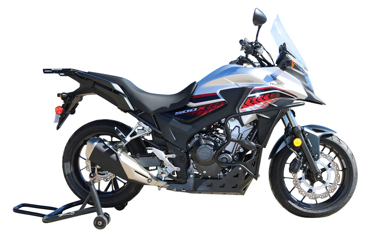 T-Rex Racing Heavy-Duty Aluminum Luggage Rack for Honda CB500X (2013-2023) & NX500 (2024) | Motorcycle Cargo Carrier for Adventure Touring & Commuting