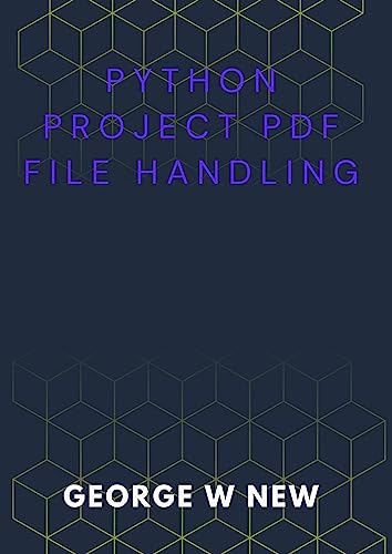 Python Project PDF File Handling Guide: Data File Management & Development Tutorial | Learn PDF Processing for Data Analysis & Automation