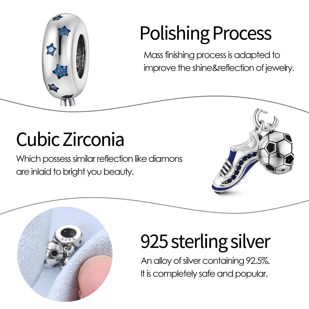 925 Sterling Silver Travel Themed Charms - Round The World Beads for Bracelets & Necklaces | Dangle Pendants for Relaxation | Unique Jewelry Gifts for Women | Perfect for Vacation Accessories, DIY Jewelry Making & Special Occasion Presents