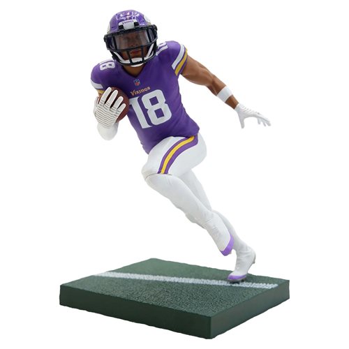 Official NFL Justin Jefferson Minnesota Vikings Action Figure - Collectible Football Player Statue for Fans, Gifts & Home Decor