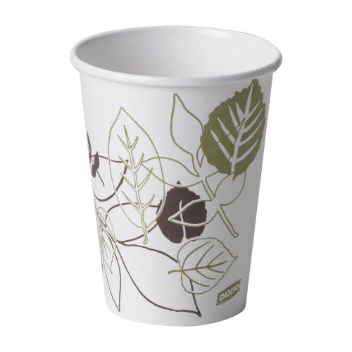 DIXIE 12oz Paper Hot Cups by GP Pro (Georgia-Pacific) - 1000 Cups per Case, Fits Large Lids, Disposable Coffee Cups for Office, Restaurants & Events